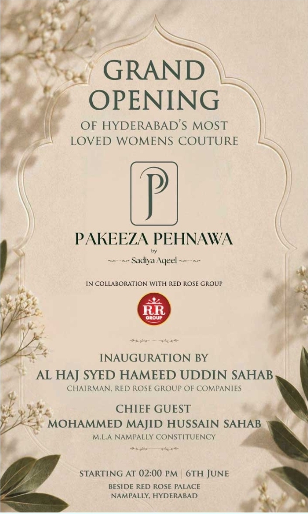 Grand Opening: Pakeeza Pehnawa
