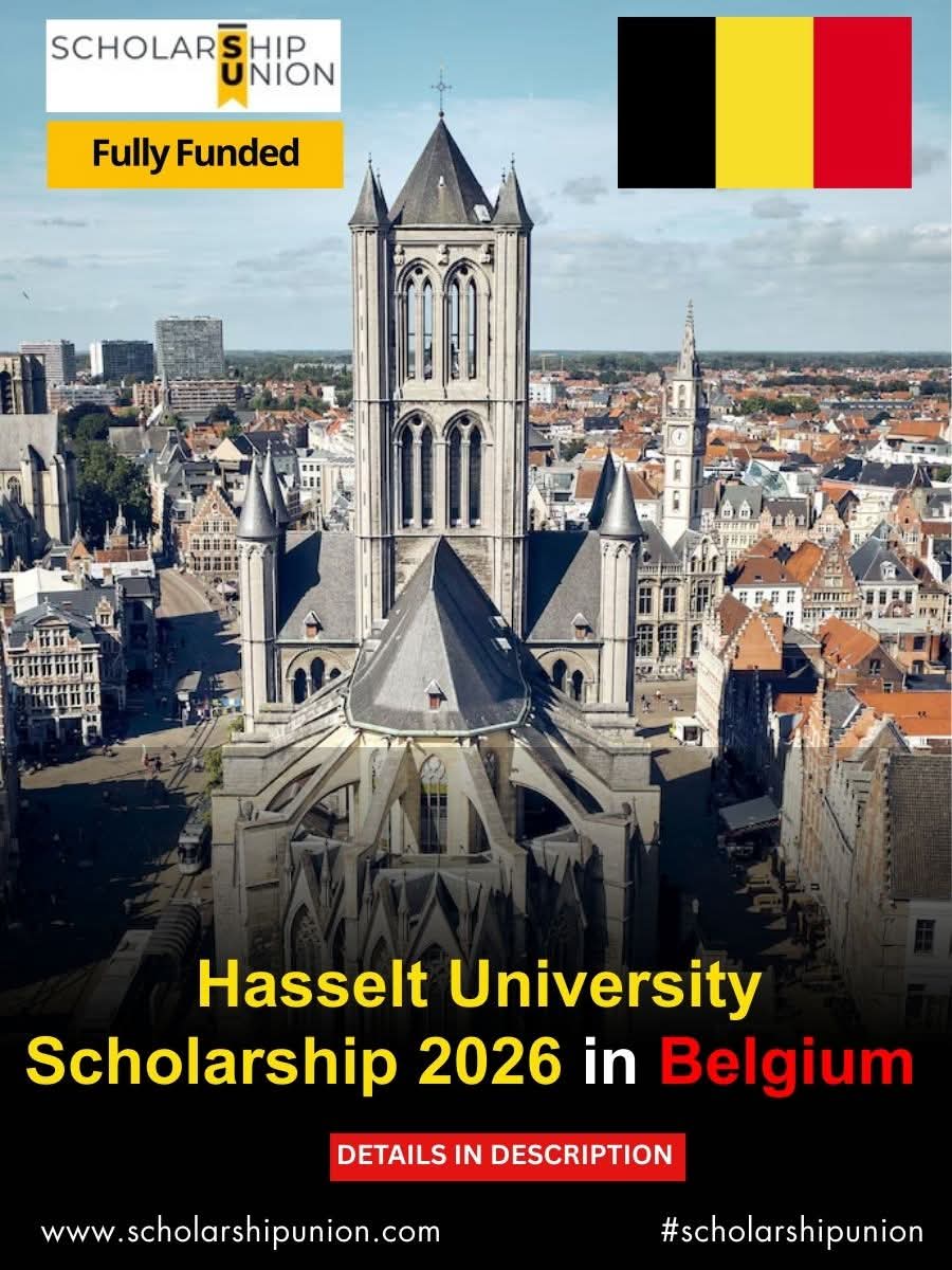Hasselt University Scholarship 2026 In Belgium