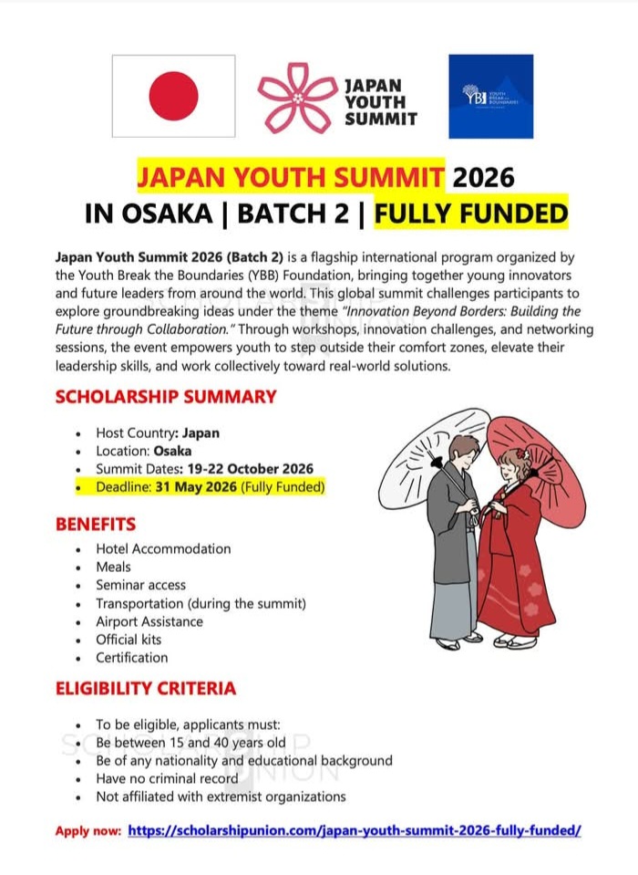 Japan Youth Summit 2026 in Osaka