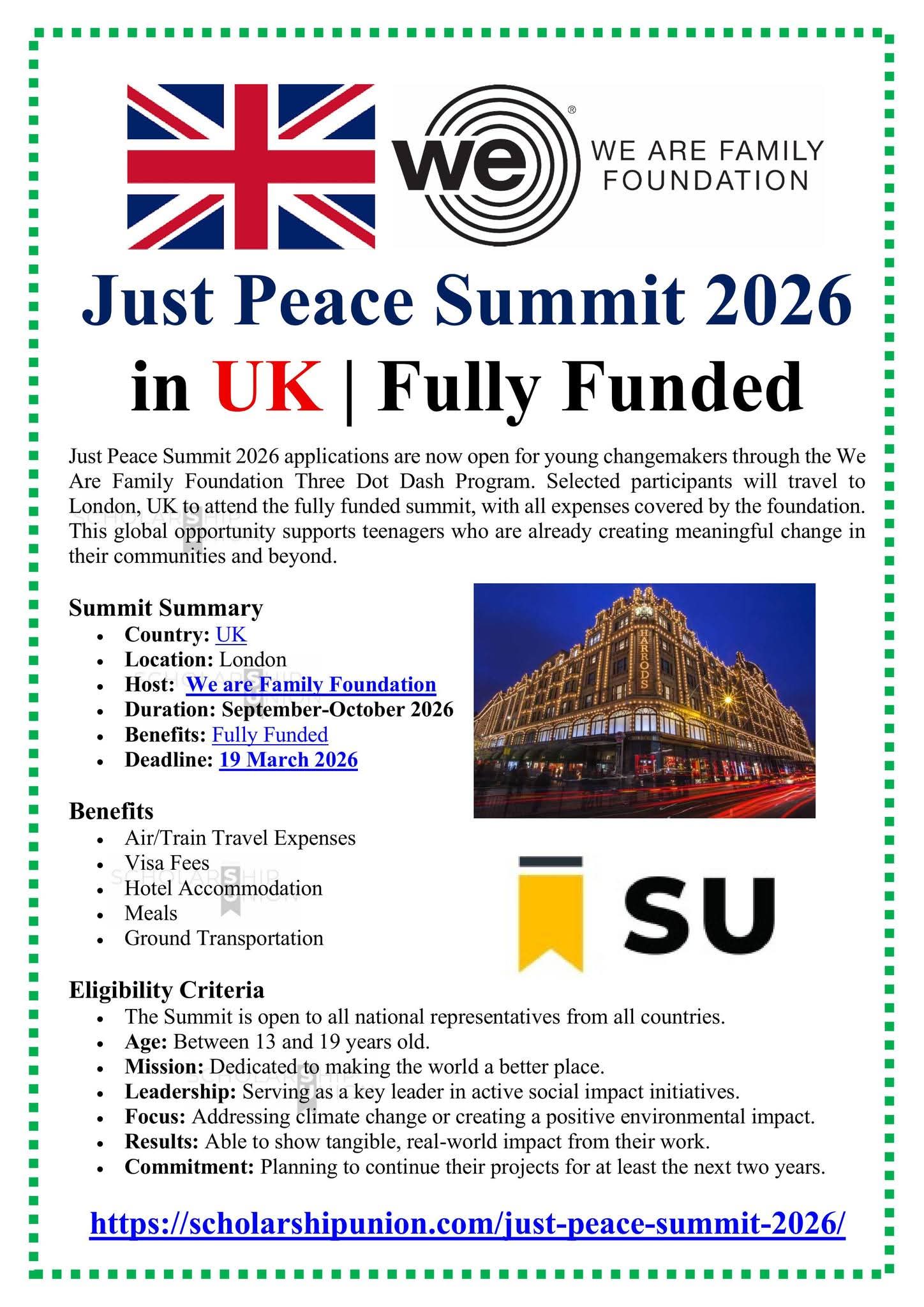 Just Peace Summit 2026 In Uk