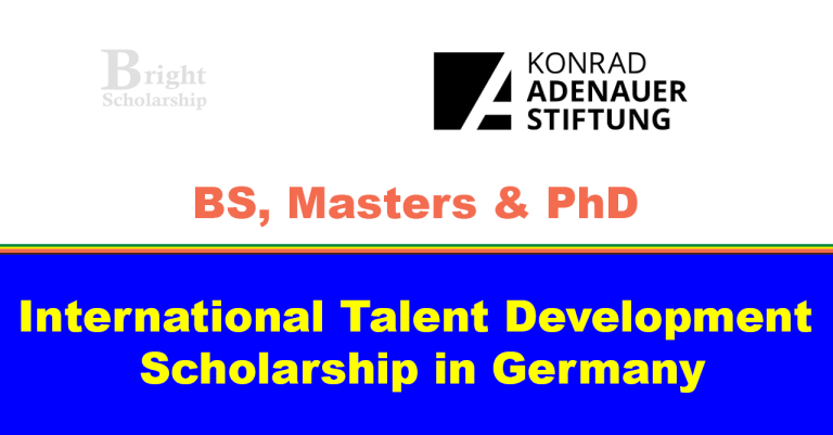 KAS INTERNATIONAL TALENT DEVELOPMENT SCHOLARSHIP 2026 IN GERMANY (FULLY FUNDED)