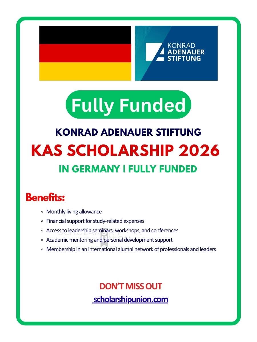 KAS Scholarship 2026 in Germany