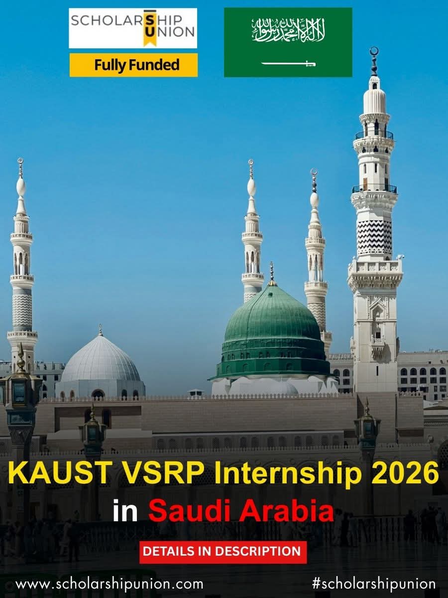 KAUST VSRP Internship 2026 In Saudi Arabia