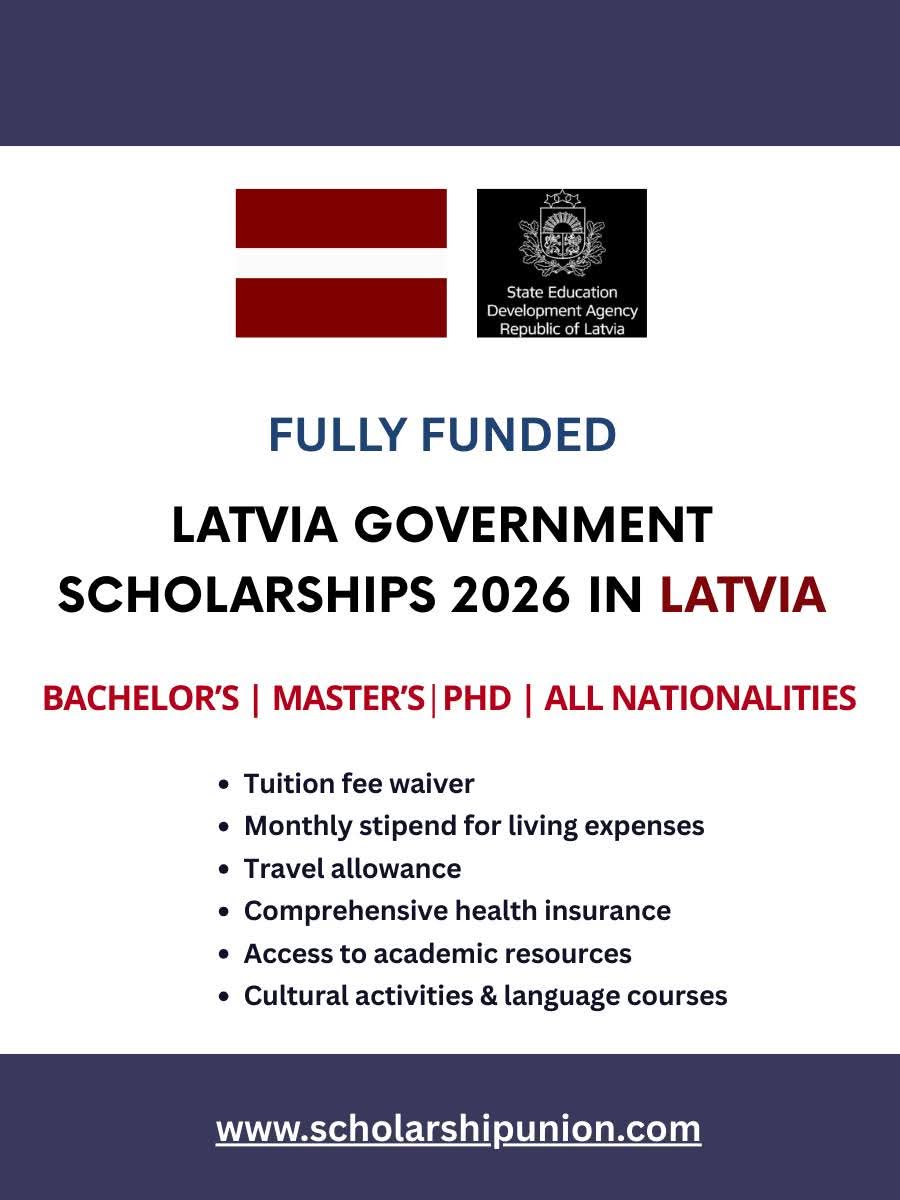 Latvia Government Scholarships 2026 in Latvia
