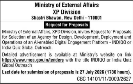 MEA RFP Notice: AI-Enabled Digital Engagement Platform