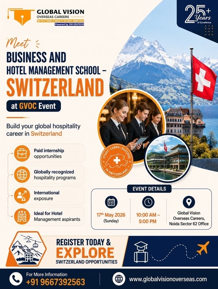 Meet Business and Hotel Management School - Switzerland at GVOC Event