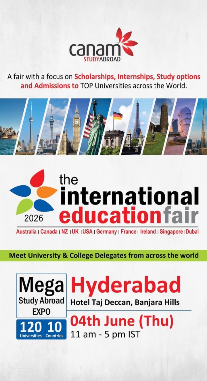 Mega Hyderabad Study Abroad Expo 2026