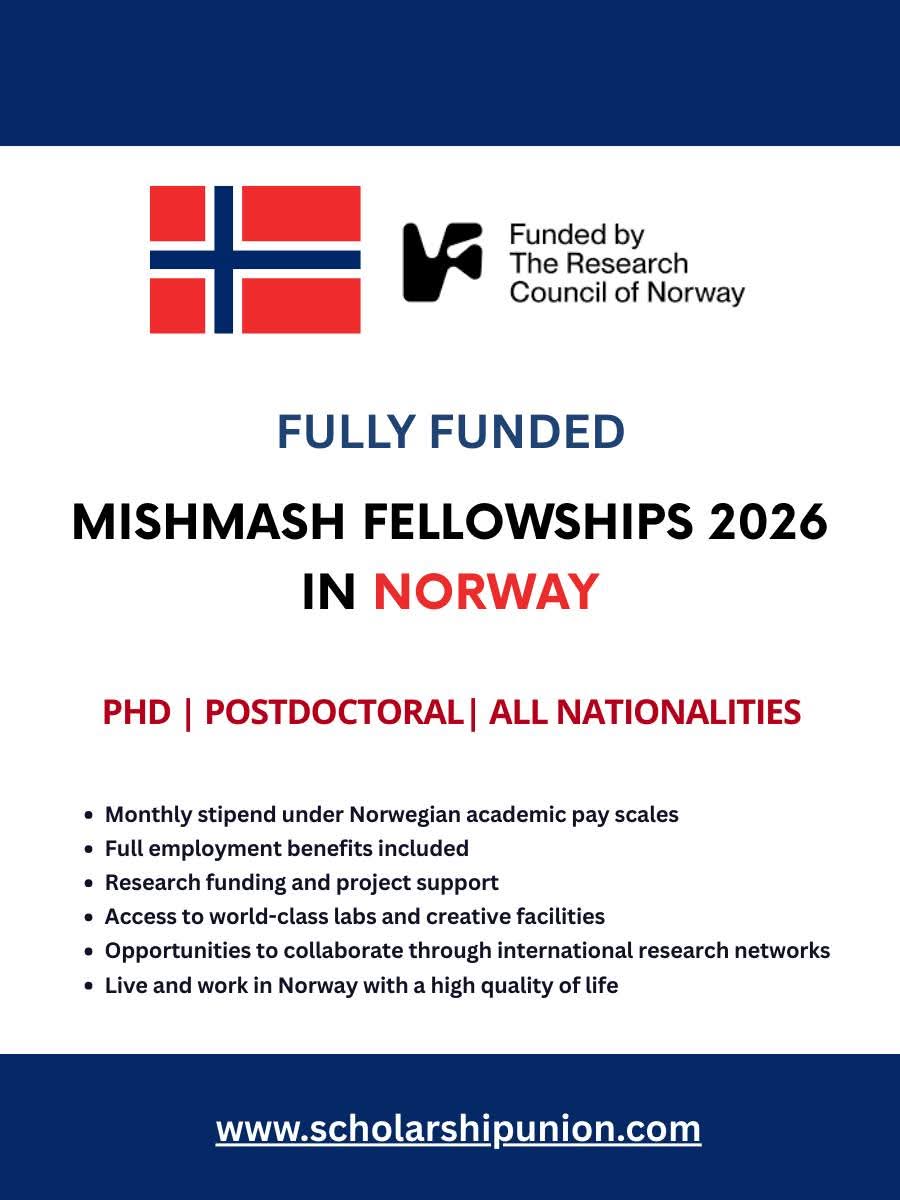 MishMash Fellowships 2026 in Norway