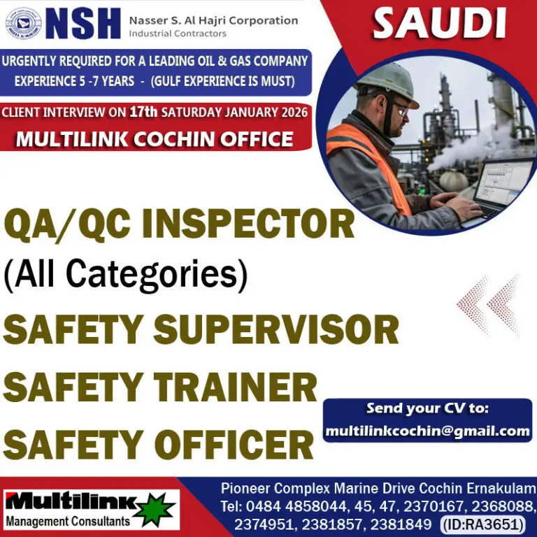 OIL & GAS JOBS IN SAUDI ARABIA