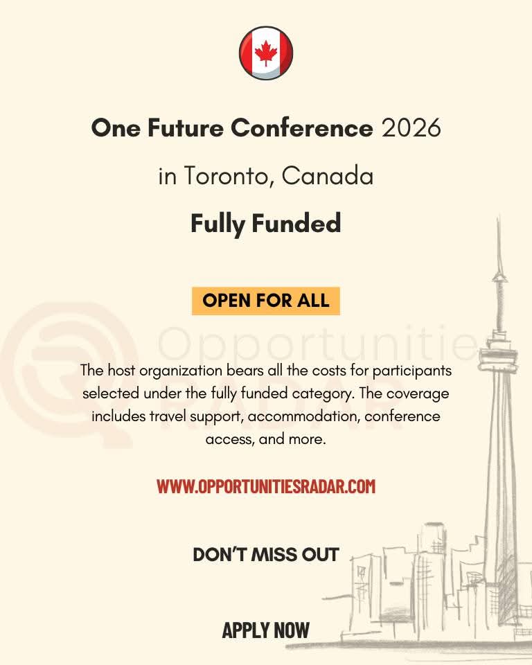 ONE FUTURE CONFERENCE 2026 IN TORONTO, CANADA