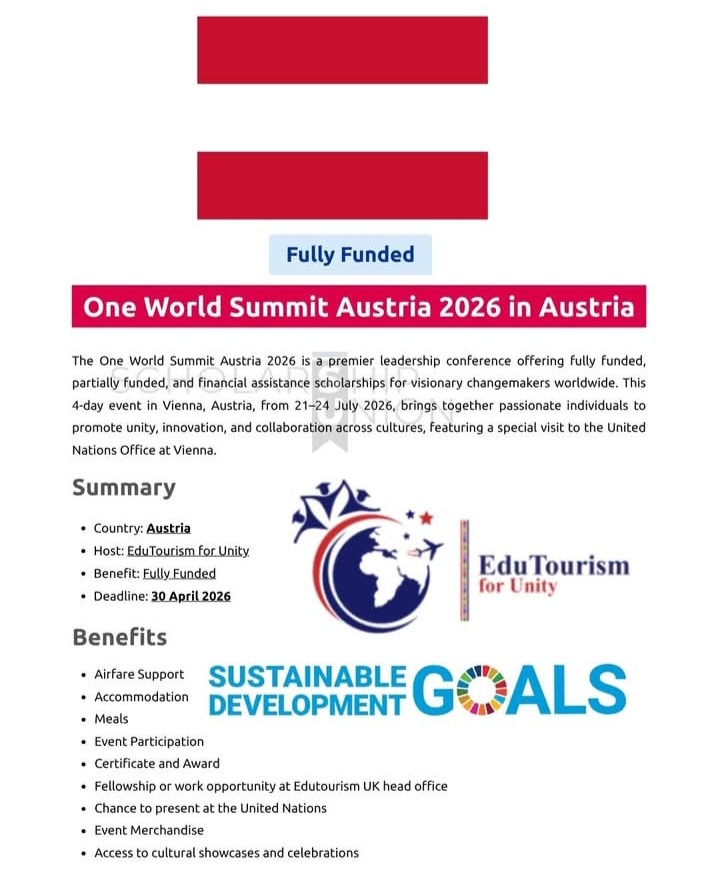 One World Summit Austria 2026 in Austria