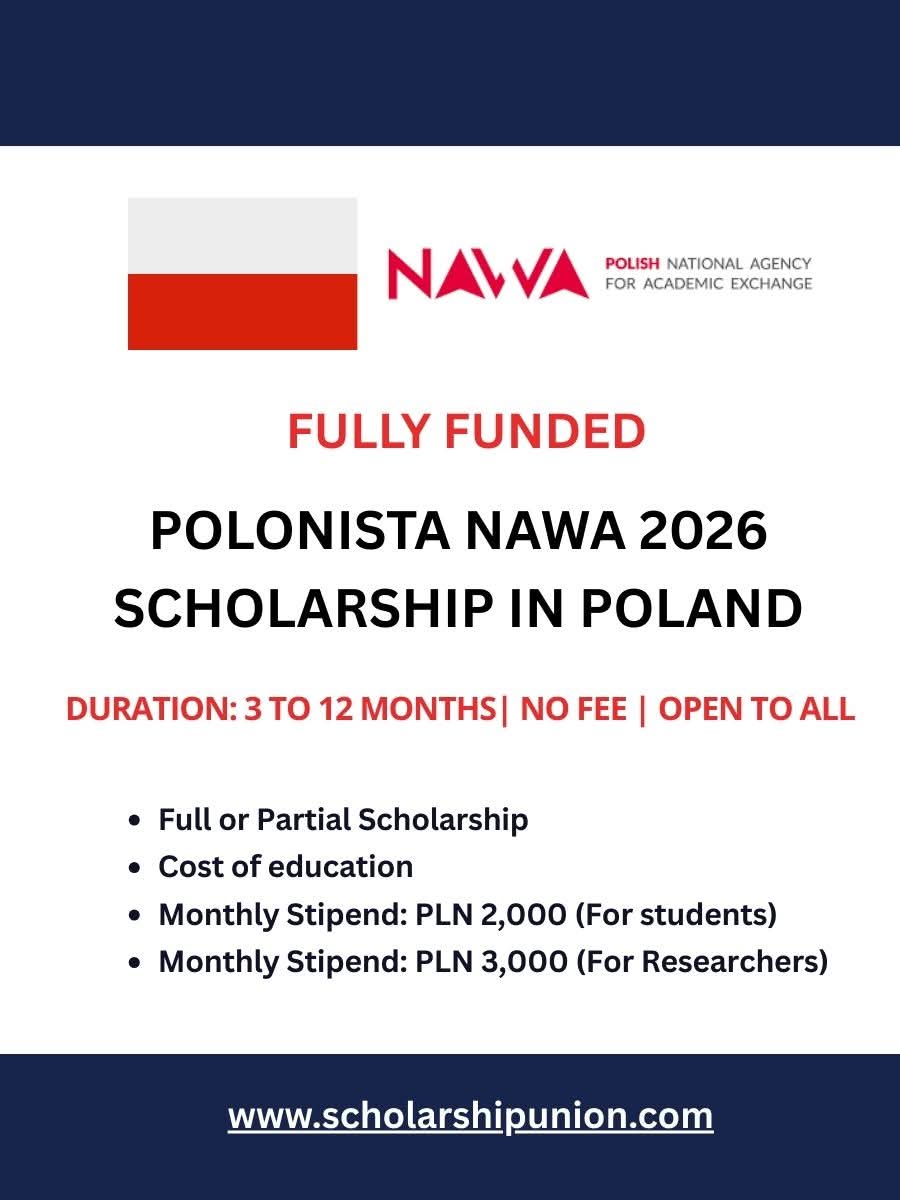 Polonista NAWA 2026 Scholarship In Poland