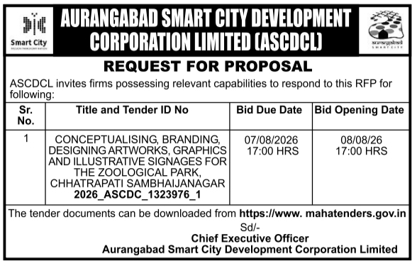 Request for Proposal for Zoological Park Signages by ASCDCL