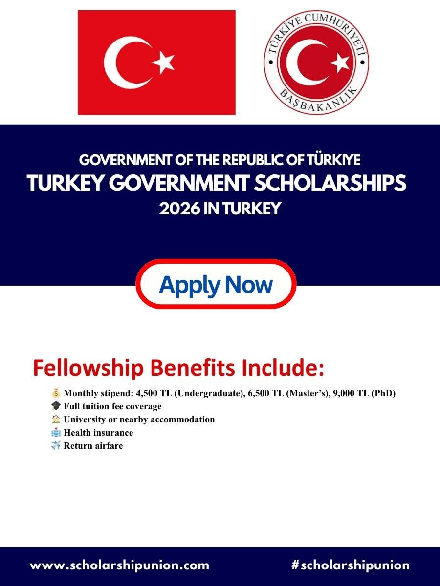 Turkey Government Scholarships 2026 (Fully Funded)