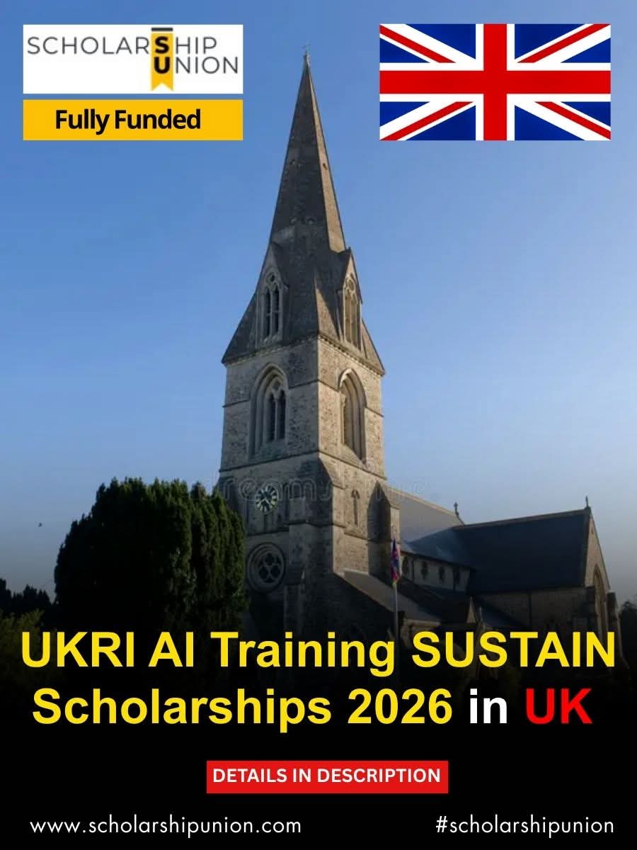 UKRI AI Training Sustain Scholarships 2026 in UK