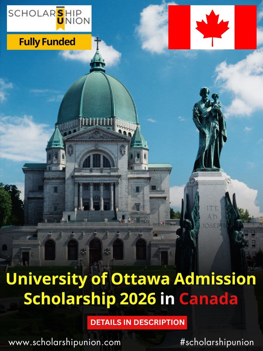 University of Ottawa Admission Scholarship 2026 in Canada
