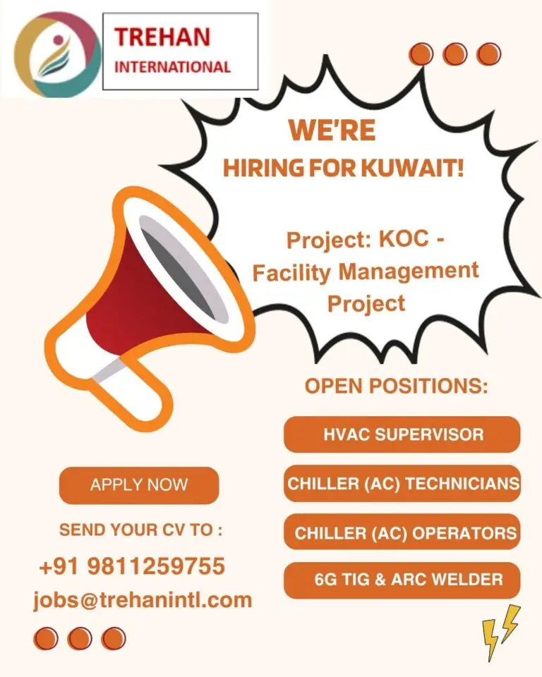 Urgent Hiring for Facility Management Project - Kuwait