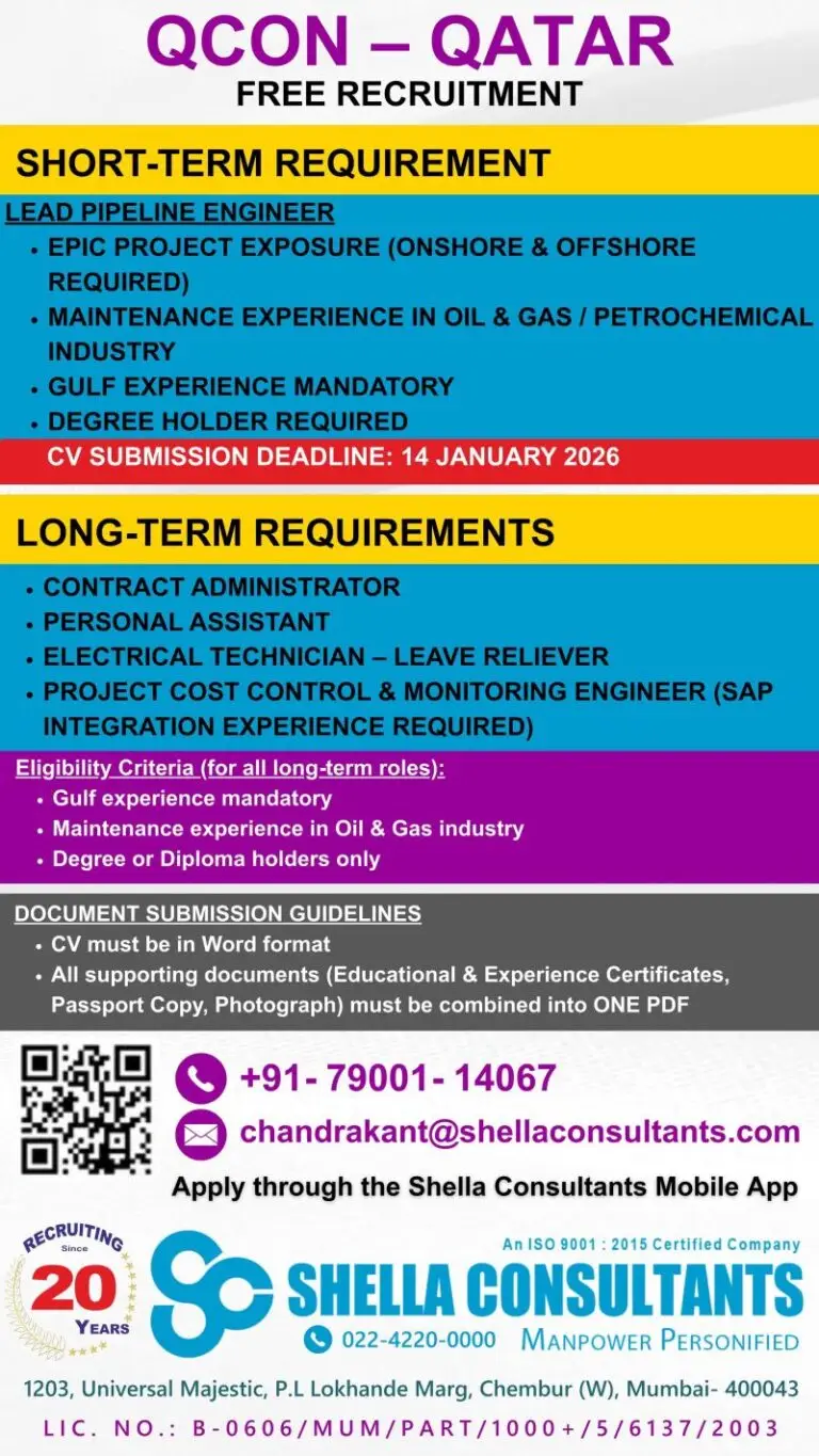 URGENT HIRING: FREE RECRUITMENT FOR SHORT-TERM& LONG-TERM JOBS IN QATAR
