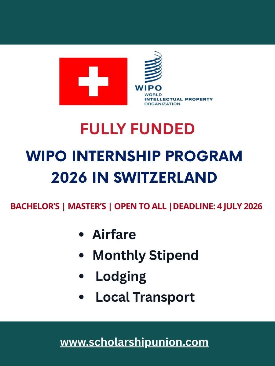 WIPO Internship Program 2026 in Switzerland