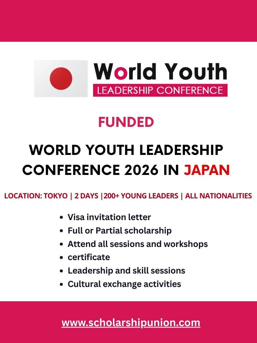 World Youth Leadership Conference 2026 In Tokyo, Japan