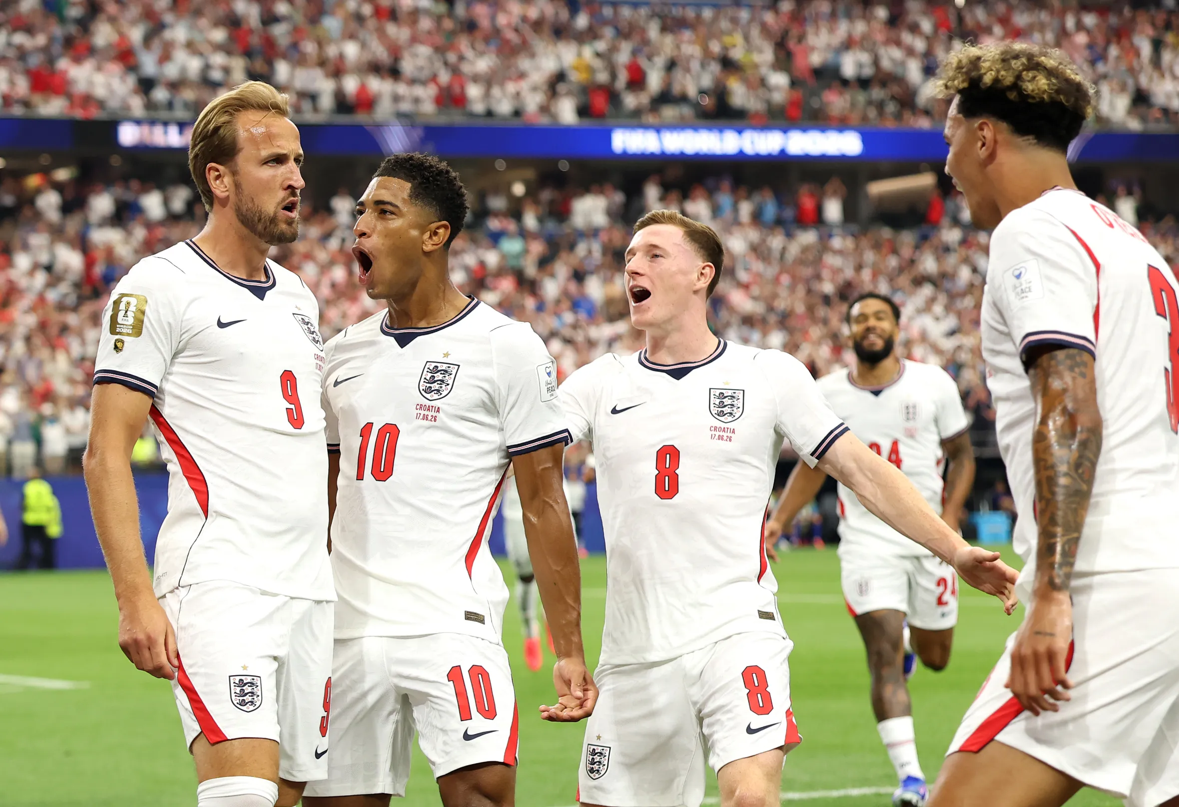 FIFA WC: Kane double helps England overpower Croatia 4-2