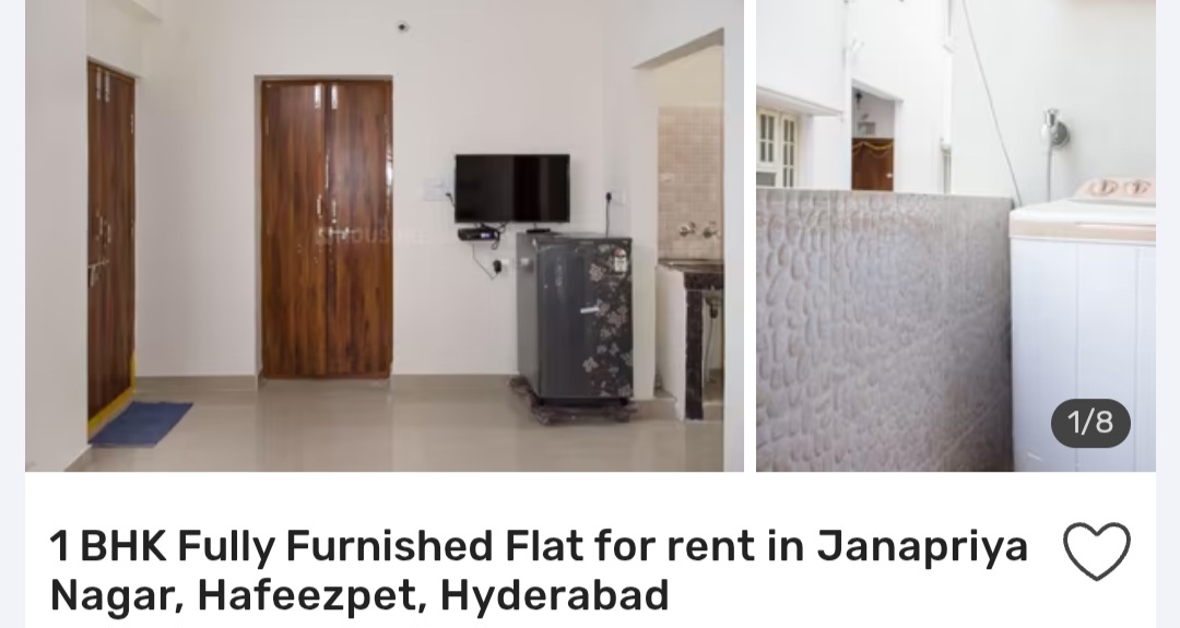 🏠 1 BHK Flat – Hafezpet