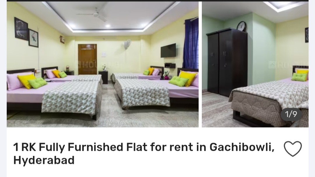 🏡 1 RK in Gachibowli – Budget Friendl