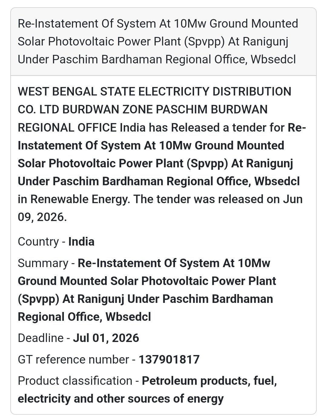⚡ 10 MW Solar Power Plant Restoration Work | 📍 Raniganj, Paschim Bardhaman, West Bengal