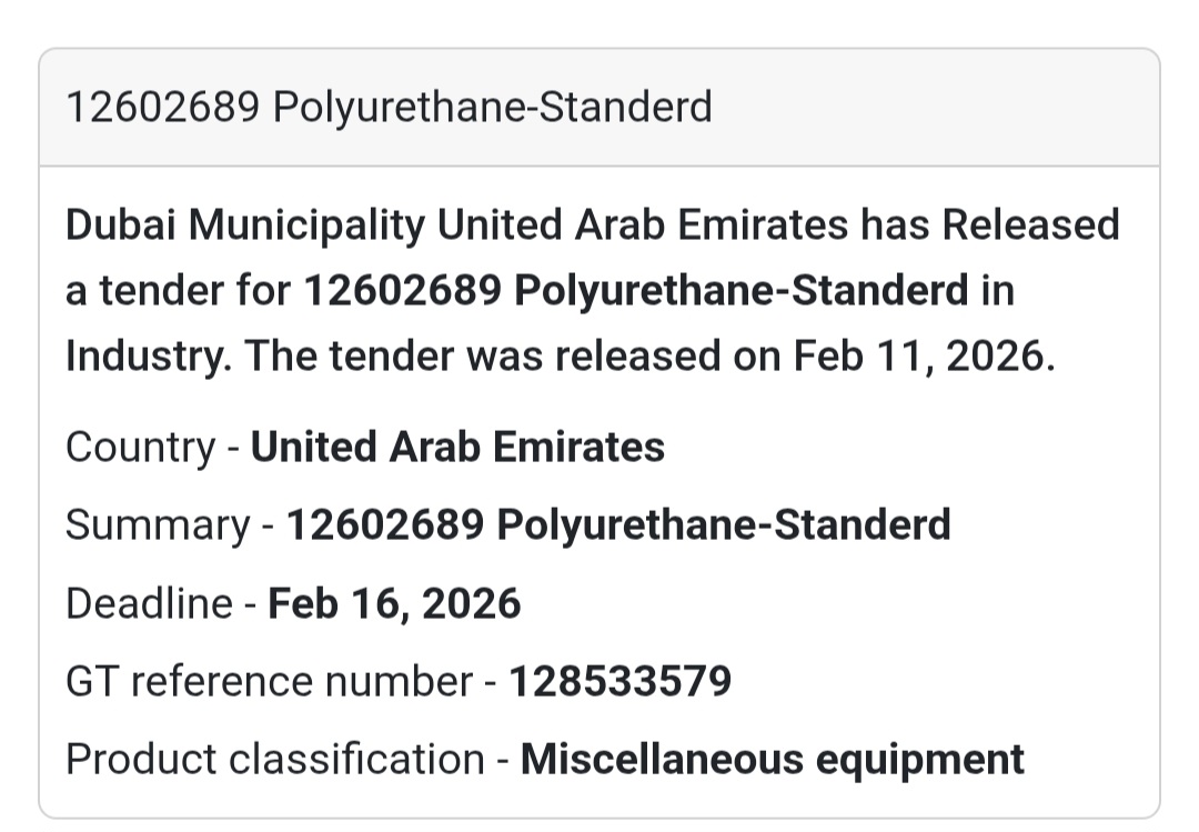 🧪 12602689 – Polyurethane (Standard)