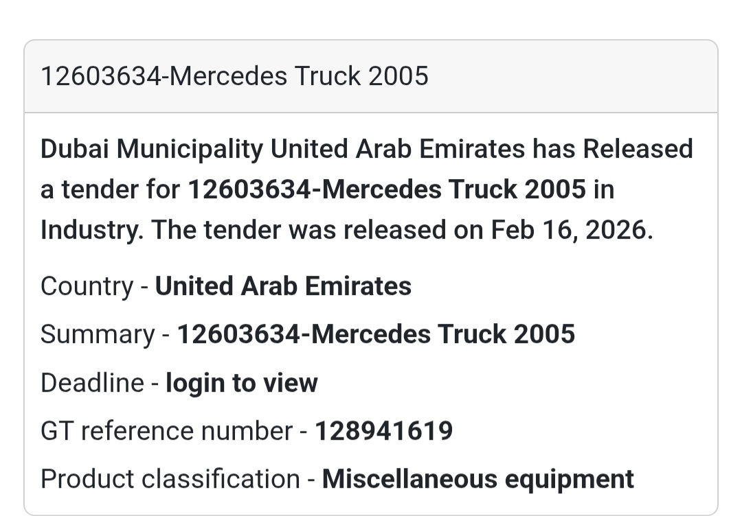 🚛 12603634 – Mercedes Truck 2005