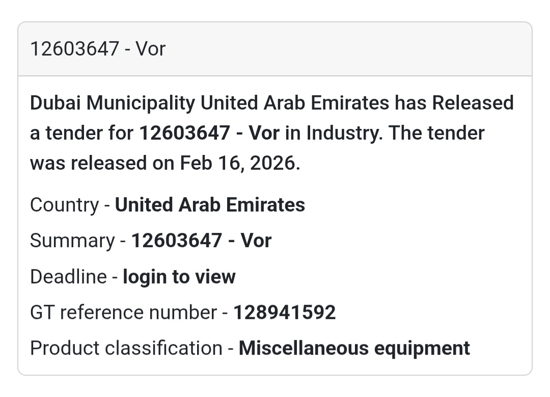 🛠️ 12603647 – Vor