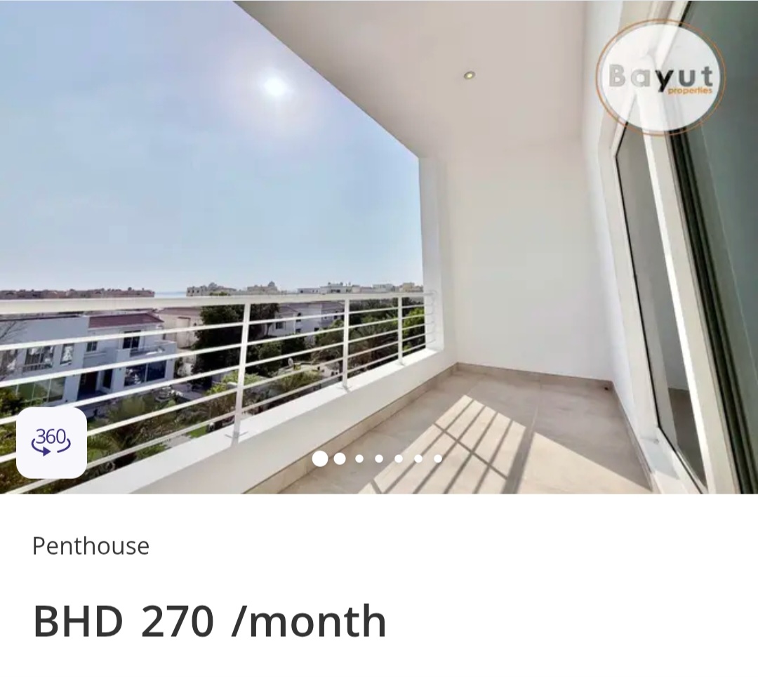🌤️ 1BR Penthouse | Tubli