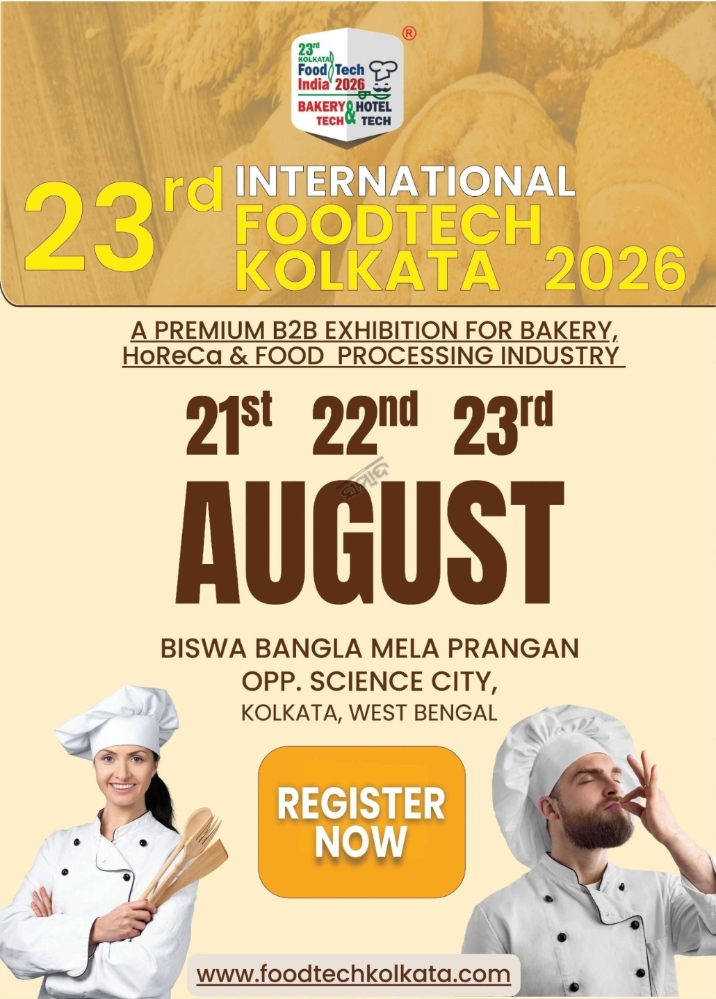🍞 23rd International FoodTech Kolkata 2026