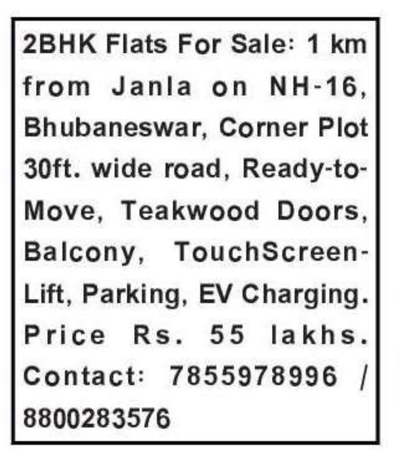 🏠 2BHK Flats for Sale