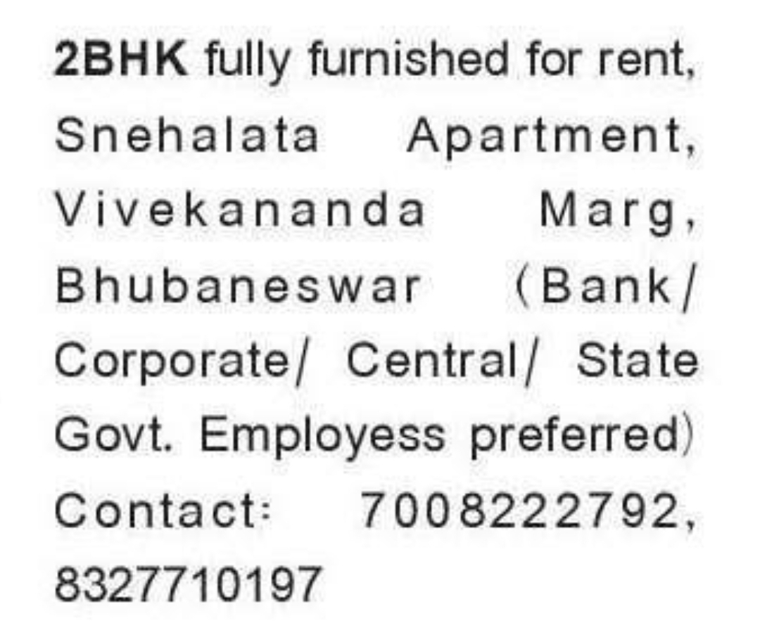 🏠 2BHK Fully Furnished Apartment for Rent