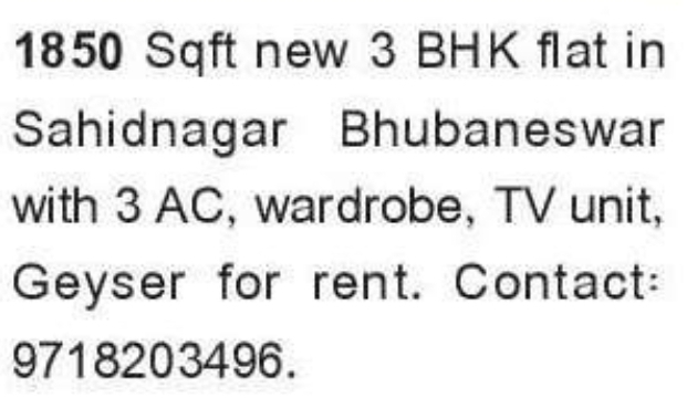 🏠 3 BHK Flat Available for Rent – Sahid Nagar
