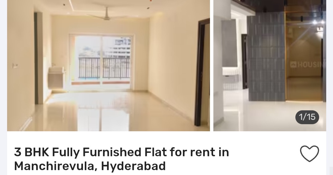 🏢 3 BHK in Manchirevula – Hallmark Sunnyside