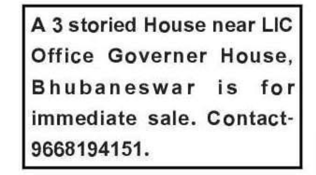 🏡 3-Storey House for Immediate Sale Bhubaneswar
