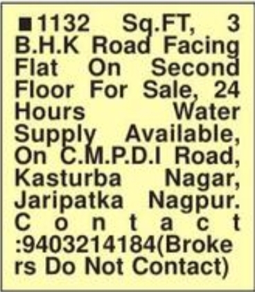 🏢 3BHK Flat for Sale