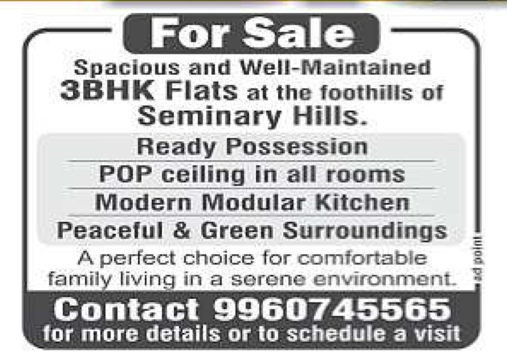 🏡 3BHK Flats for Sale – Seminary Hills