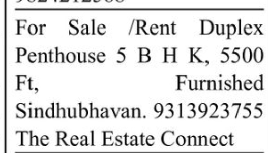 🏠 5 BHK Duplex Penthouse for Sale / Rent | Sindhubhavan