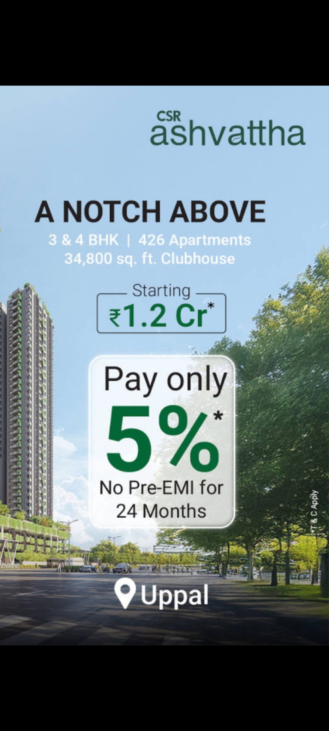 🏙️ A Notch Above Living – Now in Uppal!