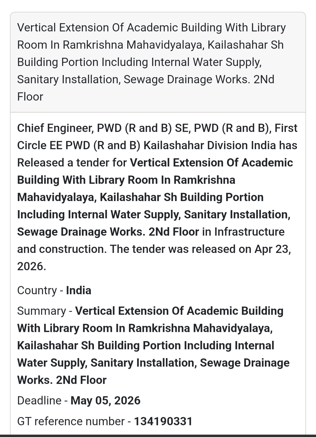 🏫 Academic Building Vertical Extension
