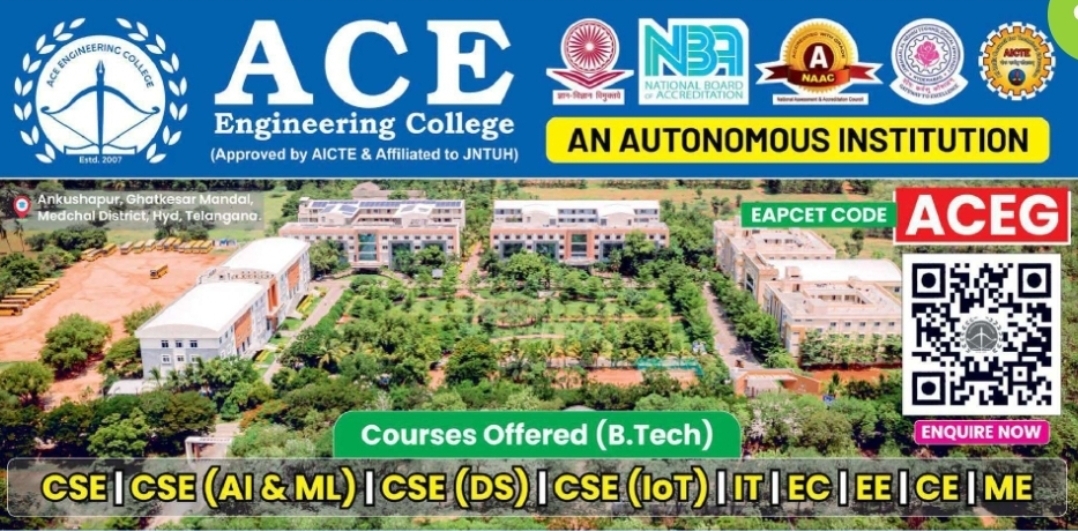 🏆🎓 ACE ENGINEERING COLLEGE – ADMISSIONS OPEN