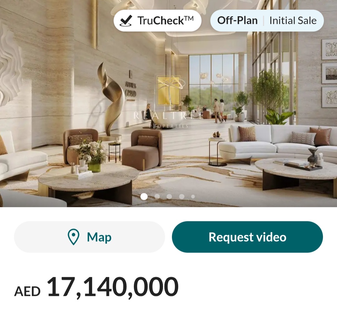 🌆 Address Grand Downtown – Iconic 4BR Residence