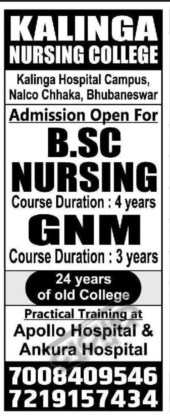 🏥 Admission Open – Kalinga Nursing College