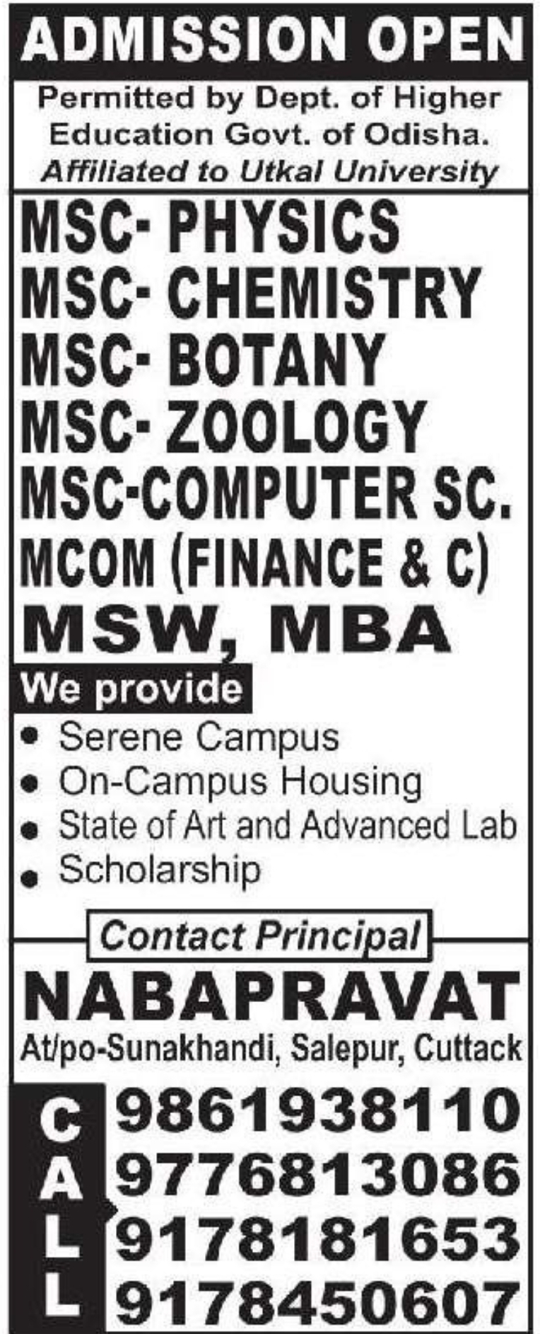 🎓 Admission Open | Nabapravat College