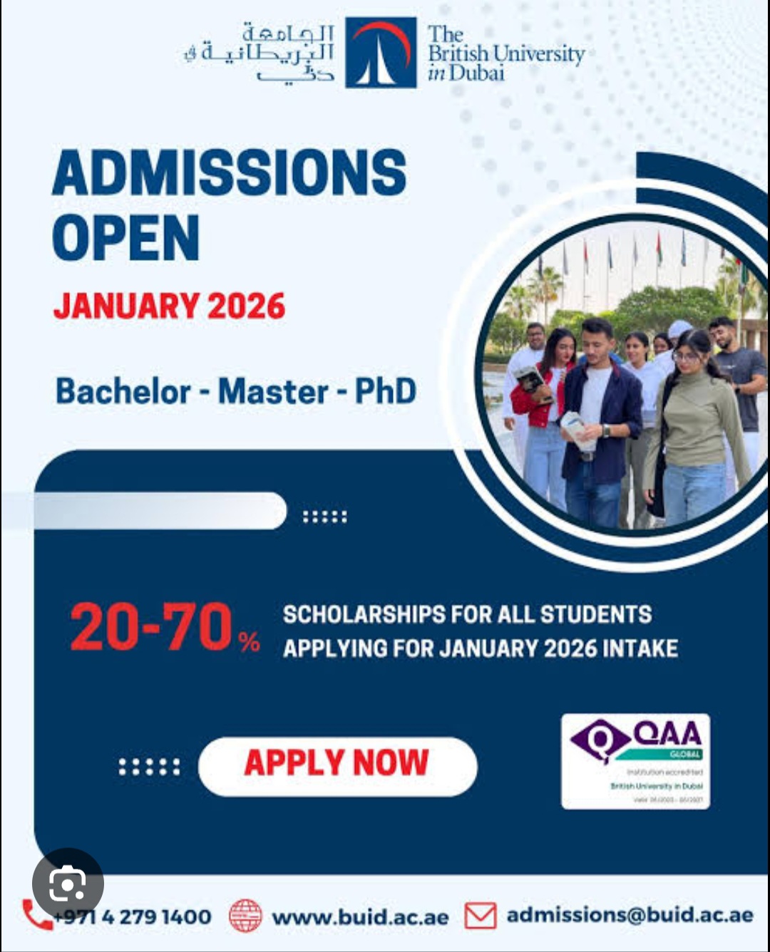 🎓🇬🇧 Admissions Open – January 2026!