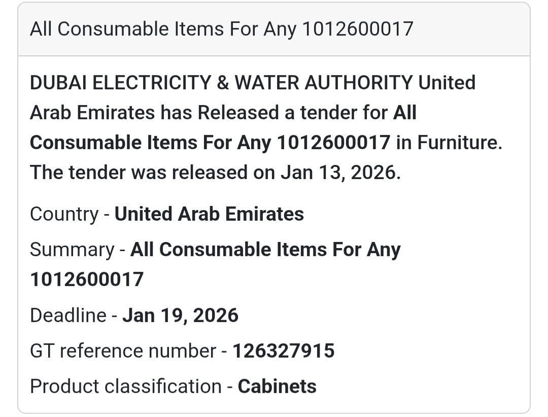 🗄 All Consumable Items Supply