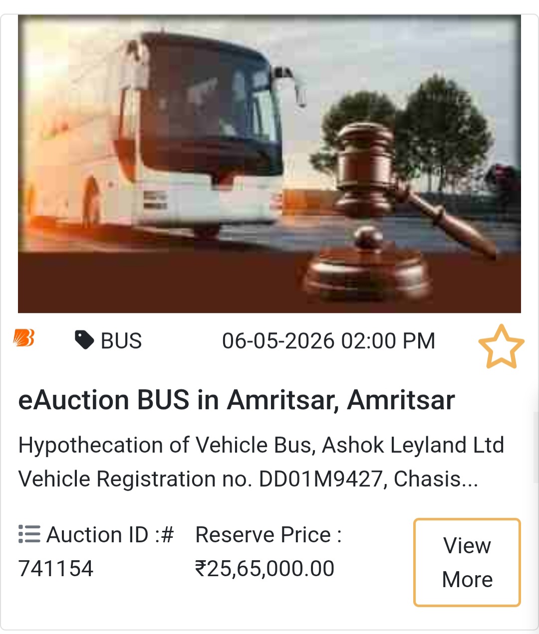 Amritsar Deal – Commercial Bus 🚌